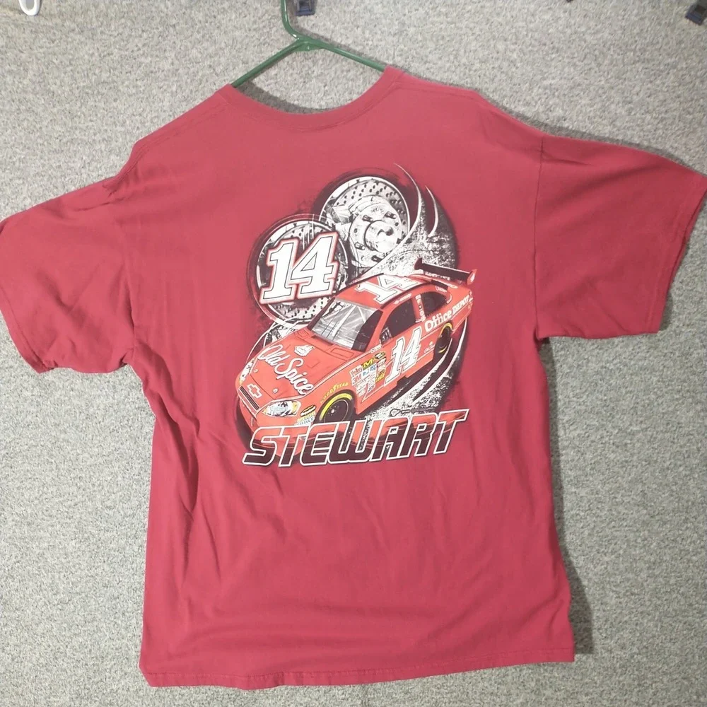 Winners Circle Tony Stewart 14 NASCAR Racing T-Shirt Red Mens XL Office Depot - Picture 7 of 12